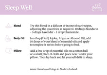 Sleep Well Scent Gift Set