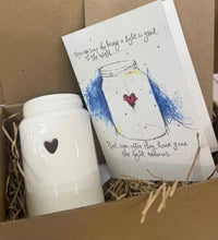 Memory Tealight Holder & Card GiftSet