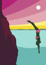 Diving Print | Pawpear