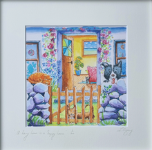 A Hairy Home is a Happy Home - Limited edition Print