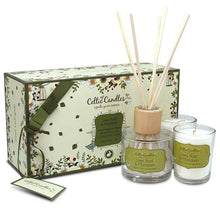 CELTIC CANDLES Lime Basil & Madarin Gift Set