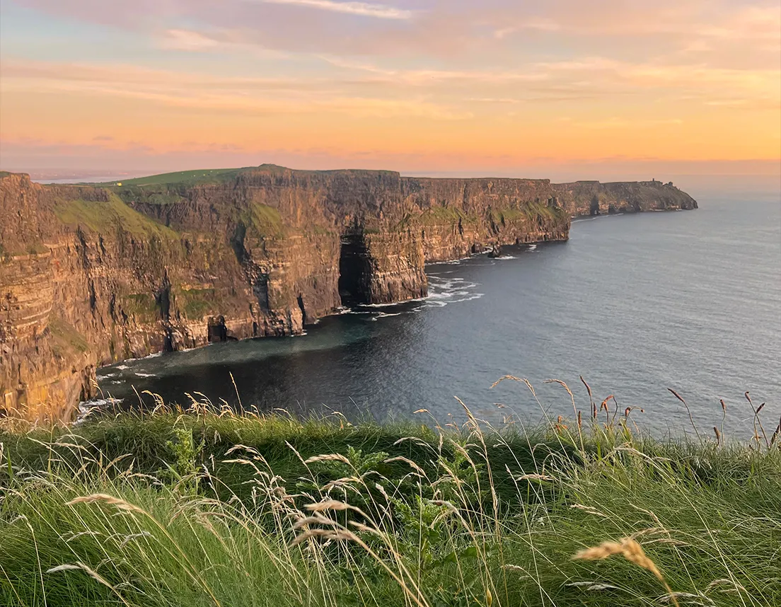 Cliffs Stretching to distance