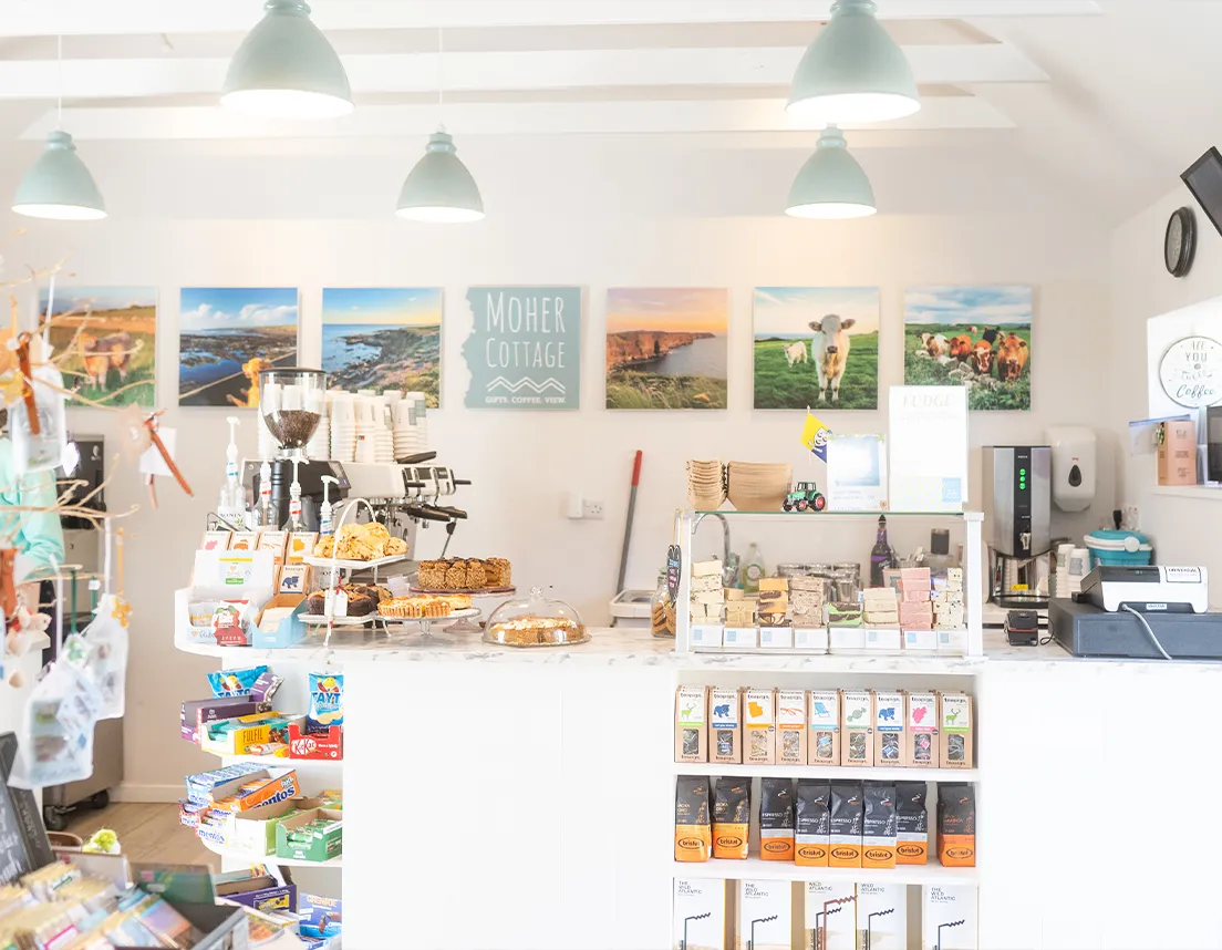 Moher cottage shop interior