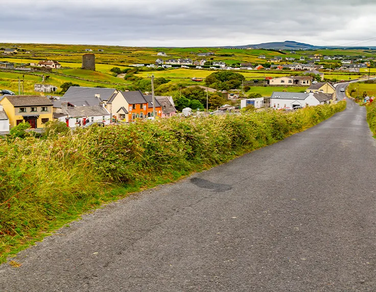 Road in Doolin Ireland