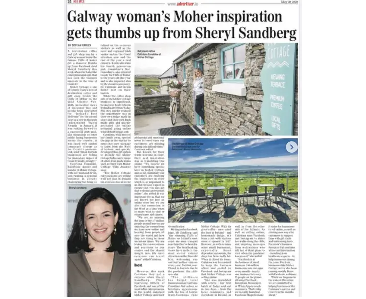 moher cottage headline galway